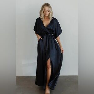 Baltic Born Savannah Print Kimono Maxi Dress